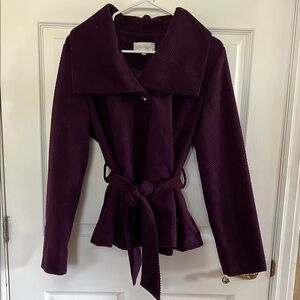 Costa Blanca Women's Purple Belted Jacket